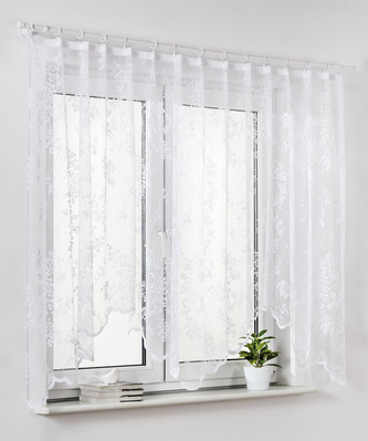 Dekorační oblouková krátká záclona NADIA bílá 300x150 cm MyBestHome