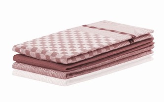 SET 3 kusů utěrka WANDA růžová, 100% bavlna 50x70 cm MyBestHome