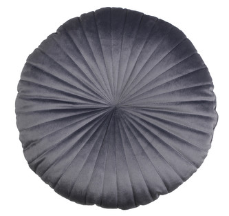 Polštář s výplní VICKY šedá O 40 cm Mybesthome