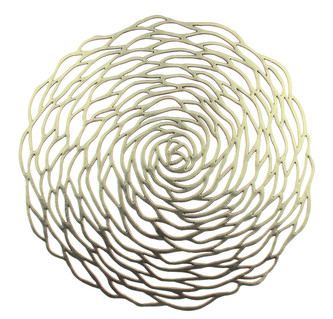 Prostírání kulaté TALEA zlatá O 38 cm Mybesthome