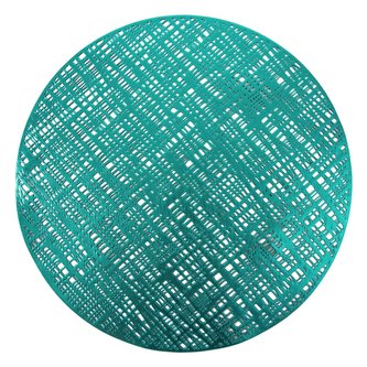 Prostírání CALIPSO tyrkysová O 38 cm Mybesthome