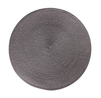 Prostírání kulaté SPLOT šedá O 38 cm Mybesthome