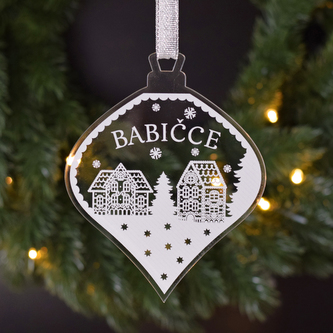 Ozdoba Zimní krajina - Babičce