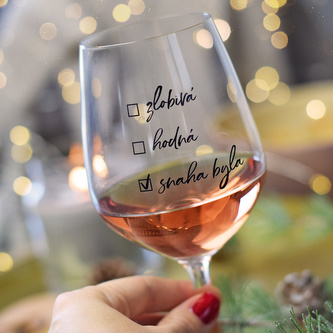 Sklenice na víno- Snaha byla