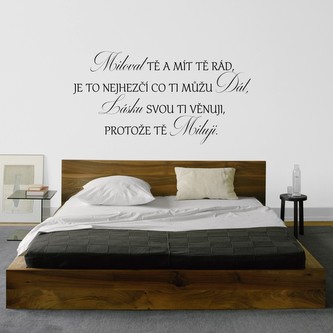 Slova lásky vč. tubusu a přenášecí folie