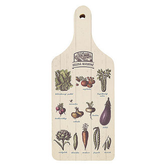 DEKORAČNÍ KUCHYŇSKÉ PRKÉNKO S POTISKEM - ZELENÁ KUCHYNĚ