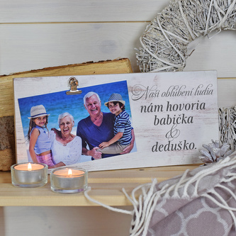 Fotocedulka pro babičku a dědečka SK