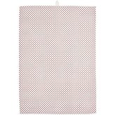 Utěrka - červené vločky