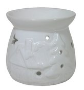 Aroma lampa - bílá / vánoční
