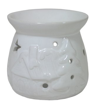 Aroma lampa - bílá / vánoční