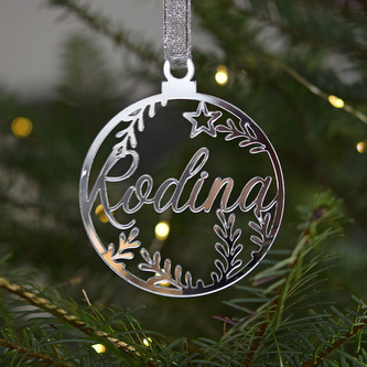 Stříbrná ozdoba - Rodina