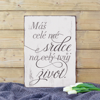 Cedulka - Máš mé srdce