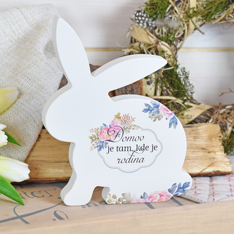 Zajíček Domov je tam, kde je rodina