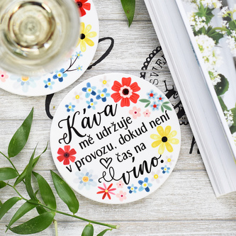 Podtácek - Káva & víno