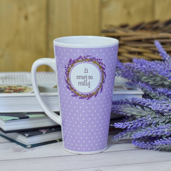 Hrnek XXL - Ži, smej sa, miluj SK