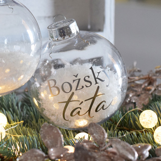 Baňka se sněhem - Božský táta