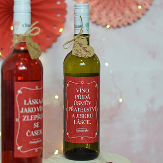 Víno (EDICE PLNÁ LÁSKY) - "Láska a přátelství"