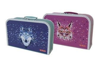 Herlitz - Dětský kufřík - Wild Animals modrá barva