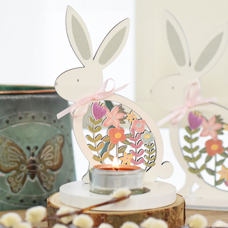 Jarní zajíček - svícen