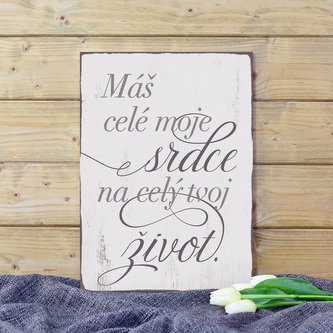 Cedulka - Máš celé mé srdce SK