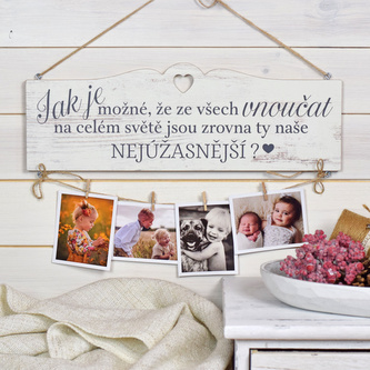 Nejúžasnější vnoučata pro babičku a dědu - na fotografie