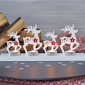 Adventní svícen sobíci