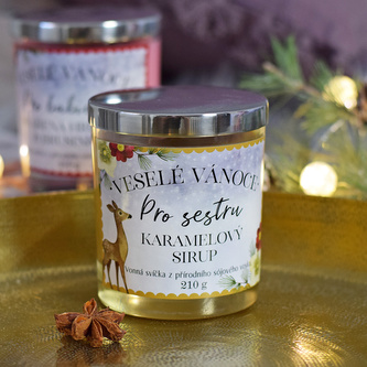Vánoční svíčka - pro sestru