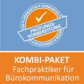 AzubiShop24.de Kombi-Paket Fachpraktiker für Bürokommunikation Lernkarten