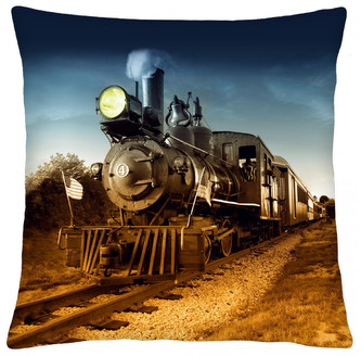 Polštář VLAK 02  Mybesthome 40x40 cm