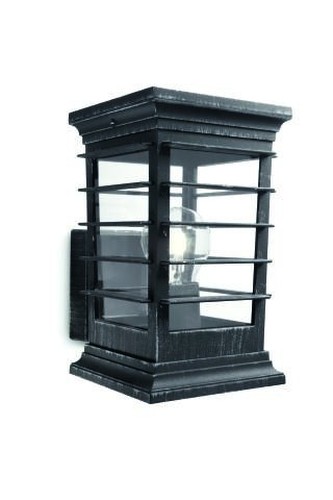 Patio SVÍTIDLO VENKOVNÍ NÁSTĚNNÉ E27 max. 60W, IP44, šedá patina