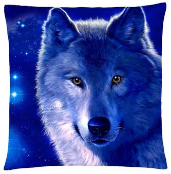 Polštář s vlkem 32 Mybesthome 40x40 cm