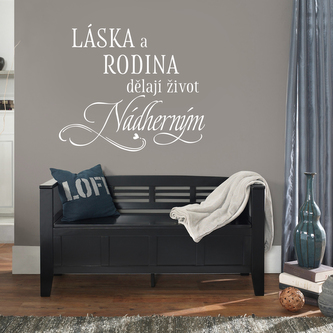 Láska a rodina ... (bílá)
