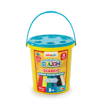 Modelína v kyblíku KLASIK, 12 x 70g, 6 barev