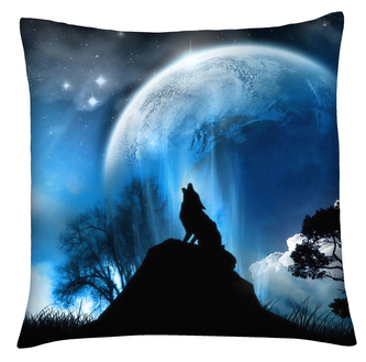 Polštář s vlkem 04 Mybesthome 40x40 cm