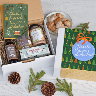 Dárková sada - Veselé Vánoce, dědečku!