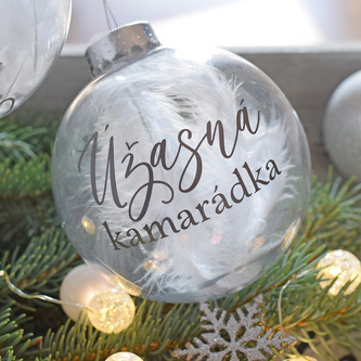 Baňka s peřím - Úžasná kamarádka