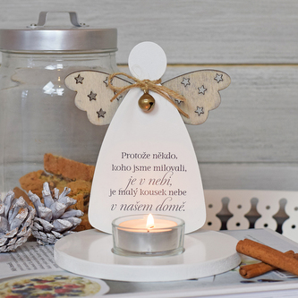 Svícen anděl - Nebe v našem domě
