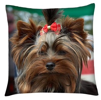 Polštář s motivem psa 13 jorkšírský teriér  Mybesthome 40x40 cm