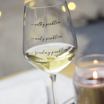 Sklenice na víno SK - Veľký , malý, žiadny problém.