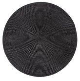 Prostírání kulaté SPLOT černá O 38 cm Mybesthome