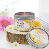 Přírodní vonná svíčka - květinová bomba - Skvělá učitelka