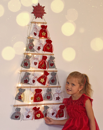 Stromečkový adventní kalendář