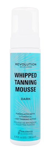 Makeup Revolution London Whipped Tanning Mousse Samoopalovací přípravek 200 ml Dark pro ženy