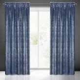Dekorační závěs "BLACKOUT" zatemňující DARA II. modrá/zlatá 135x270 cm, (cena za 1 kus) MyBestHome