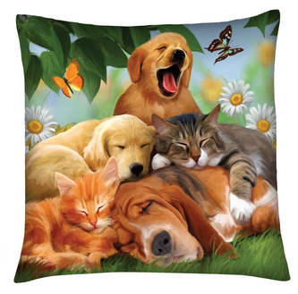 Polštář s motivem psa 08 Mybesthome 40x40 cm
