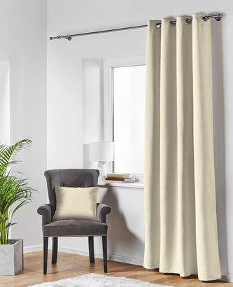 Dekorační závěs zatemňující BLACKOUT s kroužky 140x260 cm, světlá béžová (cena za 1 kus) MyBestHome