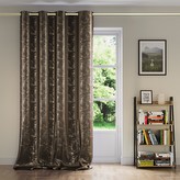 Dekorační velvet závěs s kruhy EMILIO 140x270 cm, hnědá (cena za 1 kus) MyBestHome