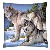 Polštář s vlkem 10 Mybesthome 40x40 cm