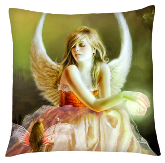 Polštář andělé 04 béžová Mybesthome 40x40 cm