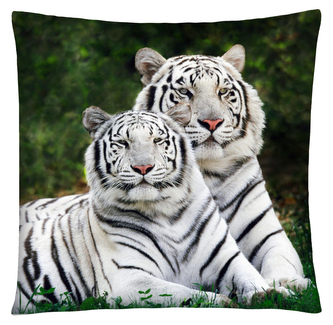 Polštář ANIMAL 46 - BÍLÍ TYGŘI Mybesthome 40x40 cm